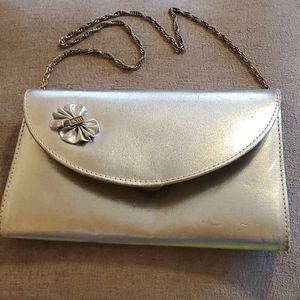 Generic vintage silver shiny purse good condition